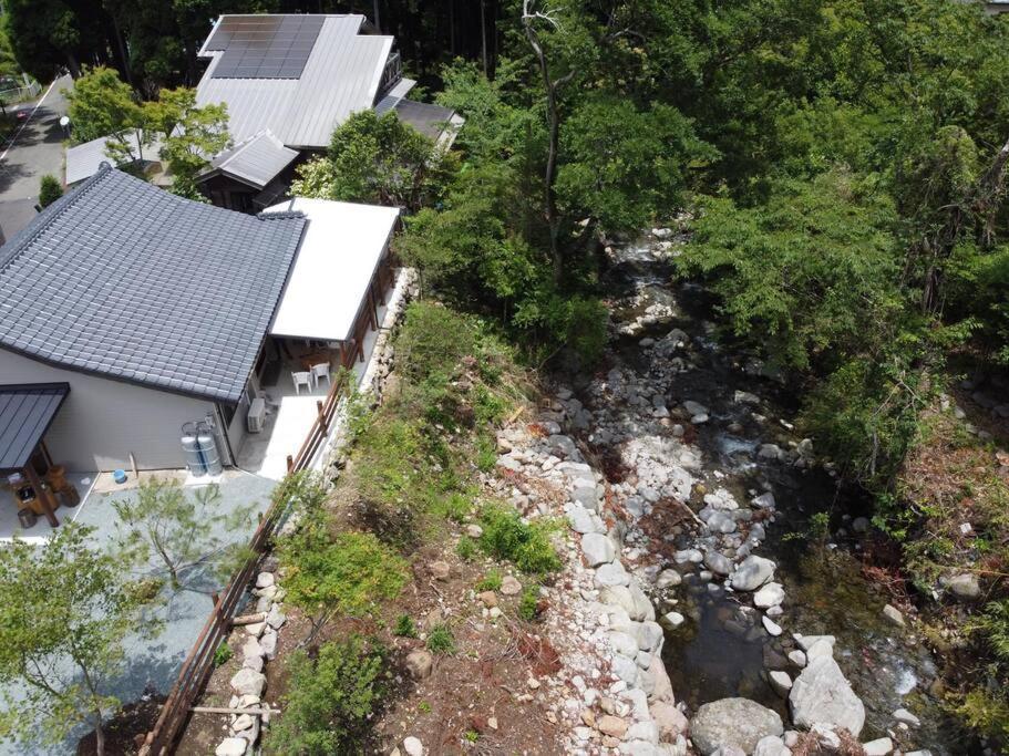 【コテージくぎの】大谷川沿いの露天風呂があるコテージ Minamiaso Exterior photo